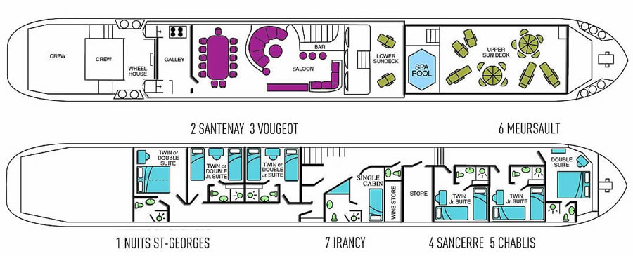 La Belle Epoque Deck Plan