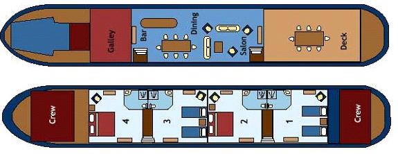 C'est La Vie Deck Plan